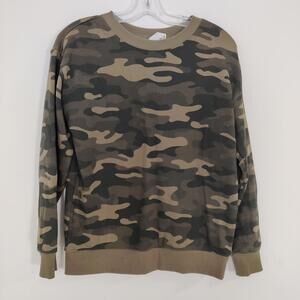 Anko Women's Size Large XL Camouflage Sweatshirt Loungewear